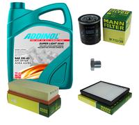 MANN-FILTER Controllo Set 5L ADDINOL 0540 SUPER LIGHT 5W-40 Per MG ZR