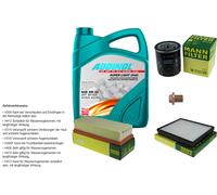 MANN-FILTER Controllo Set 5L ADDINOL 0540 SUPER LIGHT 5W-40 Per MG ZR