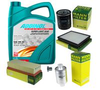 MANN-FILTER Controllo Set 5L ADDINOL 0540 SUPER LIGHT 5W-40 Per MG ZR