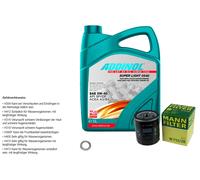 MANN-FILTER Controllo Set 5L ADDINOL 0540 SUPER LIGHT 5W-40 Per MG ZR ZS