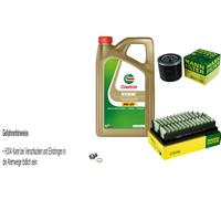 Mann-Filter Controllo Set 5L Castrol 5W-30 M per Kia Rio III. 1.4 CVVT
