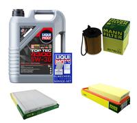 Mann-Filter Controllo Set 5L Liqui Moly Top Tec 4300 5W-30 per Citroën Aa _