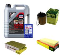 MANN-FILTER Controllo Set 5L Liqui Moly Top Tec 4300 5W-30 Per Citroën FC