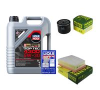 MANN-FILTER Controllo Set 5L Liqui Moly Top Tec 4300 5W-30 Per Renault