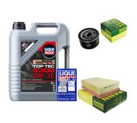 MANN-FILTER Controllo Set 5L Liqui Moly Top Tec 4300 5W-30 Per Renault