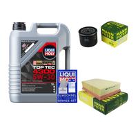 MANN-FILTER Controllo Set 5L Liqui Moly Top Tec 4300 5W-30 Per Renault