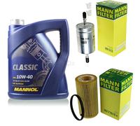 Mann-Filter Controllo Set 5L mannol Classic 10W-40 per Audi A3 2.0 FSI VW