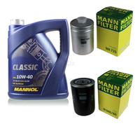 MANN-FILTER Controllo Set 5L MANNOL Classic 10W-40 Per Audi A4 Avant 1.8 T