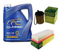 MANN-FILTER Controllo Set 5L MANNOL Classic 10W-40 Per Citroën Berlingo