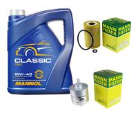 MANN-FILTER Controllo Set 5L MANNOL Classic 10W-40 Per Mercedes A-Klasse