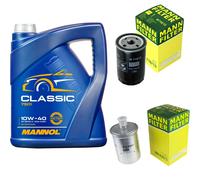 MANN-FILTER Controllo Set 5L MANNOL Classic 10W-40 Per Mercedes-Benz 190 E
