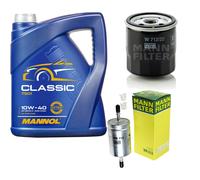 MANN-FILTER Controllo Set 5L MANNOL Classic 10W-40 Per Opel Astra G CC 1.6