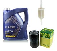 MANN-FILTER Controllo Set 5L MANNOL Classic 10W-40 Per Seat Toledo I 1.6i