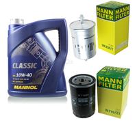 MANN-FILTER Controllo Set 5L MANNOL Classic 10W-40 Per VW Corrado 1.8 G60