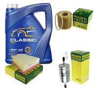 MANN-FILTER Controllo Set 5L MANNOL Classic 10W-40 Per VW Fox 1.2 Polo Skoda