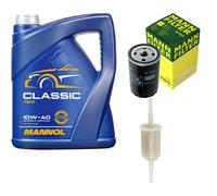 MANN-FILTER Controllo Set 5L MANNOL Classic 10W-40 Per VW Golf II 1.6 1.3