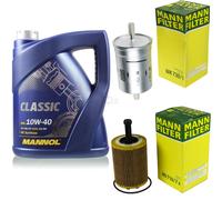 MANN-FILTER Controllo Set 5L MANNOL Classic 10W-40 Per VW Golf IV 2.3 V5 2.8