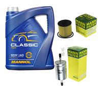 MANN-FILTER Controllo Set 5L MANNOL Classic 10W-40 Per VW Golf V 1.6 FSI 1.4
