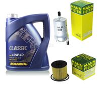 MANN-FILTER Controllo Set 5L MANNOL Classic 10W-40 Per VW Golf V 1.6 FSI