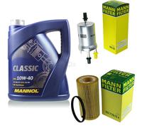 MANN-FILTER Controllo Set 5L MANNOL Classic 10W-40 Per VW Golf V 2.0 GTI