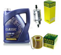MANN-FILTER Controllo Set 5L MANNOL Classic 10W-40 Per VW Polo 1.2 12V Skoda