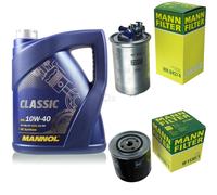 MANN-FILTER Controllo Set 5L MANNOL Classic 10W-40 Per VW Transporter IV