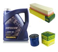 MANN-FILTER Controllo Set 5L MANNOL Defender 10W-40 Per Citroën Berlingo