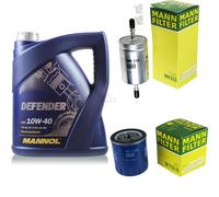 MANN-FILTER Controllo Set 5L MANNOL Defender 10W-40 Per Fiat Ducato Bus 2.0