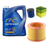 MANN-FILTER Controllo Set 5L MANNOL Defender 10W-40 Per Peugeot 205 I 1.7