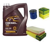 MANN-FILTER Controllo Set 5L MANNOL Diesel TDI 5W-30 Per Peugeot 406 Break