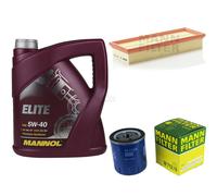 MANN-FILTER Controllo Set 5L MANNOL Elite 5W-40 Per Citroën Berlingo 1.8i