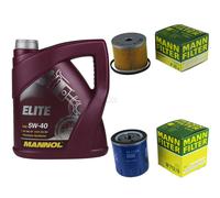 MANN-FILTER Controllo Set 5L MANNOL Elite 5W-40 Per Peugeot J5