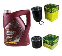 MANN-FILTER Controllo Set 5L MANNOL Energy Premium 5W-30 Per Mazda 6 Kombi