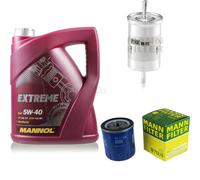 Mann-Filter Controllo Set 5L mannol extreme 5W-40 per Peugeot 206 Hatchback
