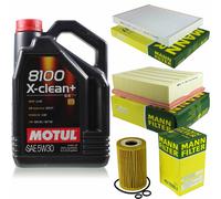 Mann-Filter Controllo Set 5L Motul 8100 x-Pulire+5W-30 per - Seat Exeo Pezzi