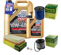 MANN-FILTER Controllo Set 6 L LIQUI MOLY 10W-40 Per Fiat Peugeot Scudo