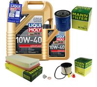 MANN-FILTER Controllo Set 6 L LIQUI MOLY 10W-40 Per Fiat Peugeot Scudo