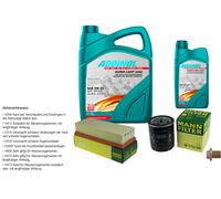 Mann-Filter Controllo Set 6L Addinol 0540 Super Light 5W-40 per MG ZR