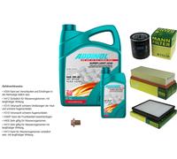 Mann-Filter Controllo Set 6L Addinol 0540 Super Light 5W-40 per ZR
