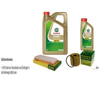 MANN-FILTER Controllo Set 6L CASTROL EDGE 5W-30 Per MINI Mini Cooper S John
