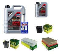 Mann-Filter Controllo Set 6L Liqui Moly Top Tec 4300 5W-30 per Nissan D40