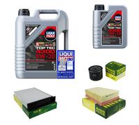 MANN-FILTER Controllo Set 6L Liqui Moly Top Tec 4300 5W-30 Per Renault