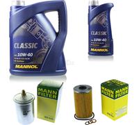 MANN-FILTER Controllo Set 6L MANNOL Classic 10W-40 Per Mercedes-Benz 190 E