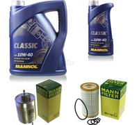 MANN-FILTER Controllo Set 6L MANNOL Classic 10W-40 Per Mercedes-Benz SL 500