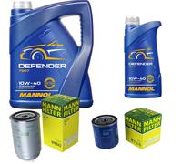 MANN-FILTER Controllo Set 6L MANNOL Defender 10W-40 Per Fiat Ducato Kasten