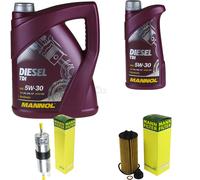 MANN-FILTER Controllo Set 6L MANNOL Diesel TDI 5W-30 Per MINI Mini Cooper