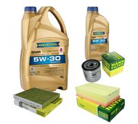 Mann-Filter Controllo Set 6L Ravenol SMP 5W-30 per VW T-Roc Cabriolet