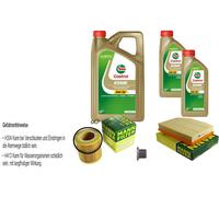 MANN-FILTER Controllo Set 7 L Castrol EDGE 5W-30 LL Per BMW Z4 Coupe 3.0 Si