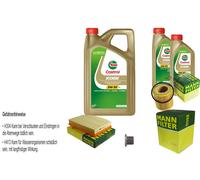 MANN-FILTER Controllo Set 7 L Castrol EDGE 5W-30 LL Per BMW Z4 Coupe E86