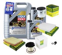 Mann-Filter Controllo Set 7 L Liqui Moly 5W-30 Special Tec F per Ford Transito